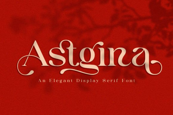 Astgina: A Serif Font for Elegant Editorial Design