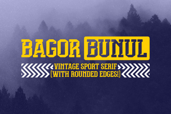 Bagor Bunul: A Bold Serif Font for Web Headers