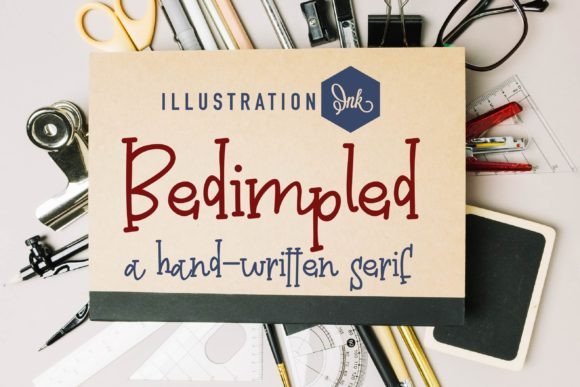 Bedimpled Font: A Whimsical Serif for Branding
