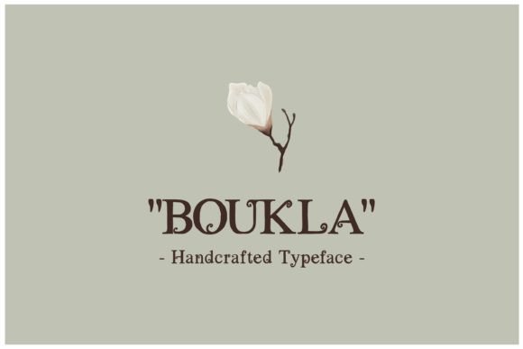Boukla: A Whimsical Serif Font for Branding