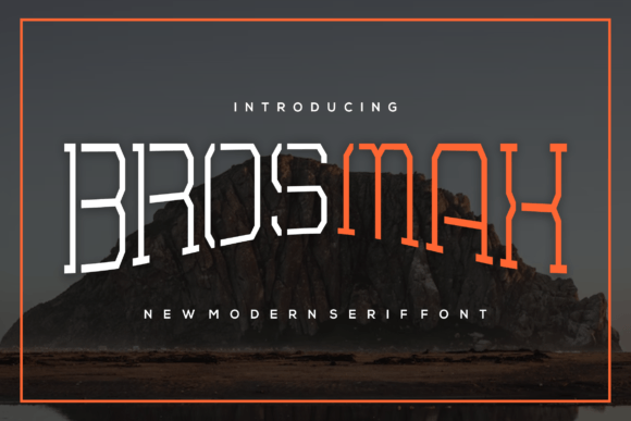 Brosmax: A Serif Font for Professional Branding