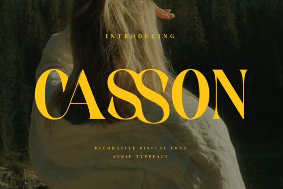 Casson Typeface: A Stylish Serif for Editorial Design