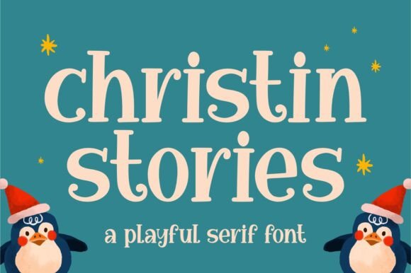 Christin Stories: A Playful Serif Font for Editorial Design