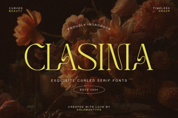 Clasima: The Elegant Serif Font for Crafters