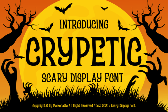 Crypetic Font Review: A Serif for Spooky Campaigns