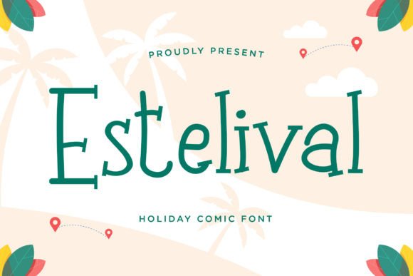 Estelival: A Whimsical Serif Font for Holiday Design