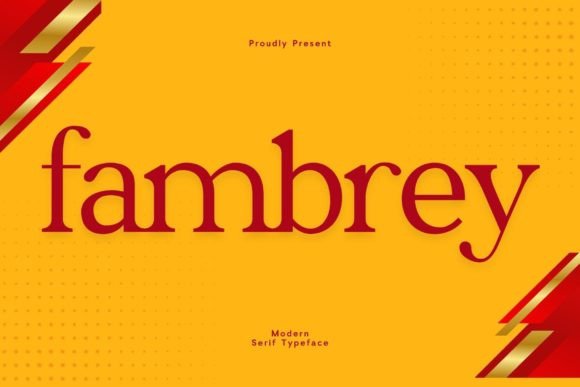 Fambrey Font: Elevate Your Brand Identity