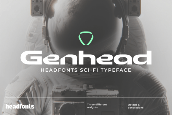 Genhead Typeface: A Futuristic Serif for Bold Campaigns