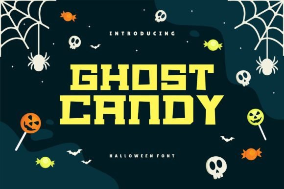 Ghost Candy: A Serif Font for Spooky Editorial Design