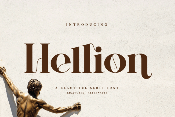 Hellion Typeface: Elegant Serif for Editorial Design