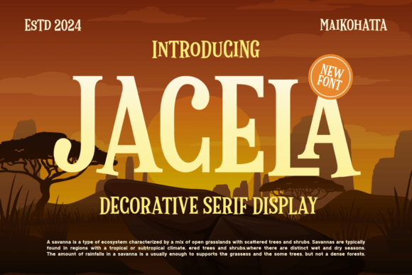 Jacela: The Serif Display Font for Bold Campaigns