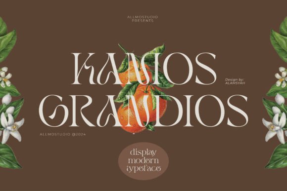 Kamos Grandios: A Serif Font for Digital Elegance