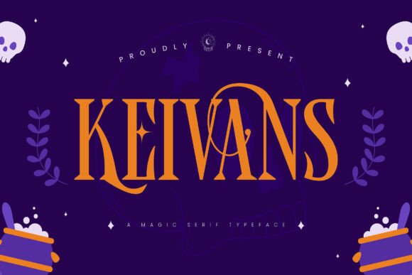 Keivans Typeface: A Magical Serif for Branding