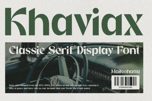 Khaviax: A Serif Font for Polished Web Design