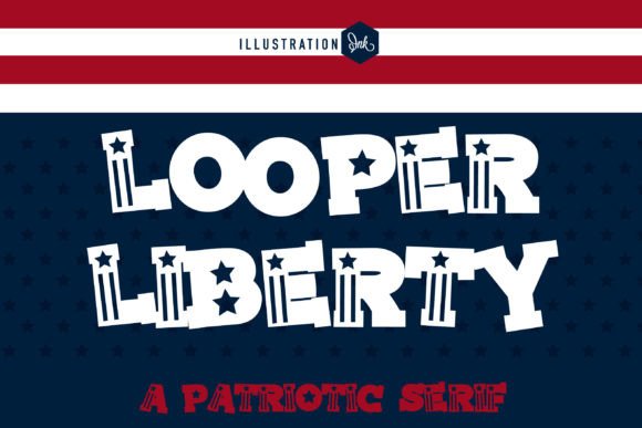 Looper Liberty: A Patriotic Serif Font for Web Design