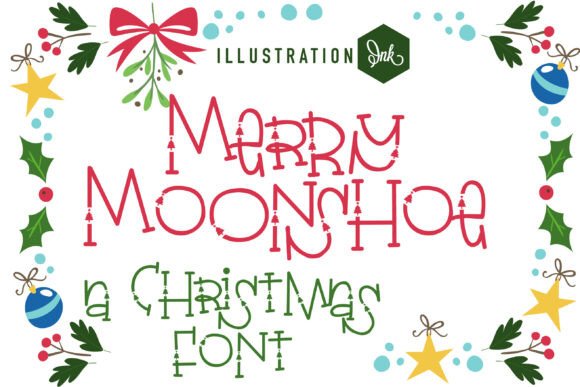 Merry Moonshoe: A Whimsical Serif Font for Festive Branding