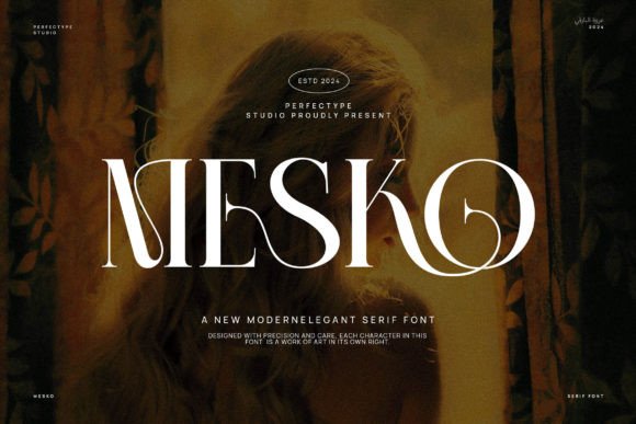 Mesko Font: A Romantic Serif for Branding
