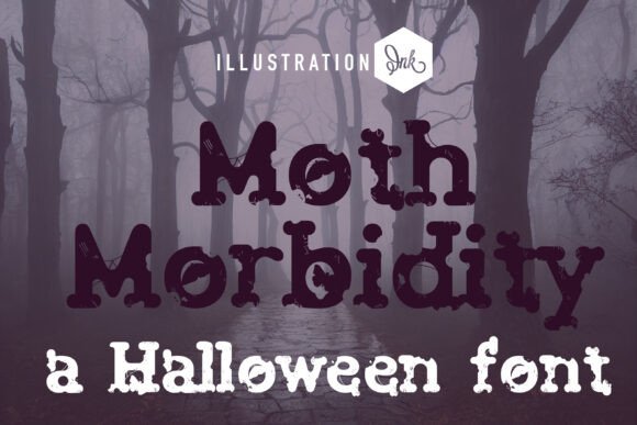 Moth Morbidity Font for Scroll-Stopping Design