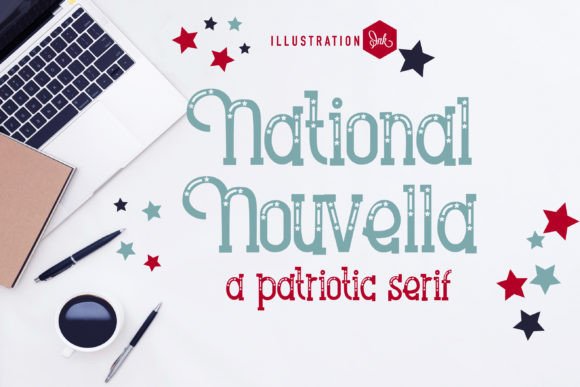 National Nouvella: A Decorative Serif Font for Web Design