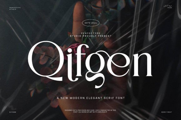 Qifgen: A Romantic Serif Font for Makers