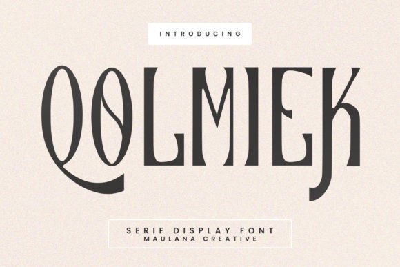 Qolmiek: A Serif Font for Modern Web Design