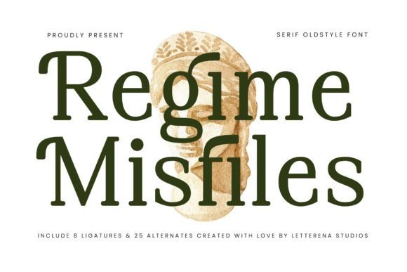 Regime Misfiles: A Serif Font for Editorial Elegance