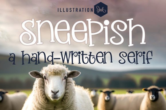 Sneepish: A Whimsical Serif Font for Brands
