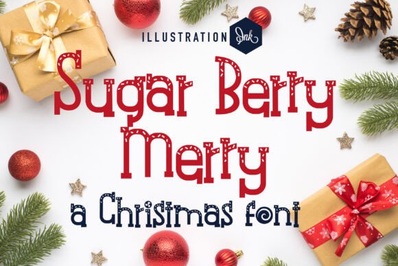 Sugar Berry Merry: A Whimsical Serif Font for Editorial Design