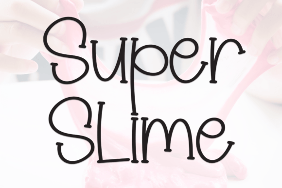 Super Slime: A Playful Serif Font for Brands