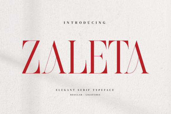 Zaleta Typeface: A Crafter’s Guide to Stylish Serif Fonts
